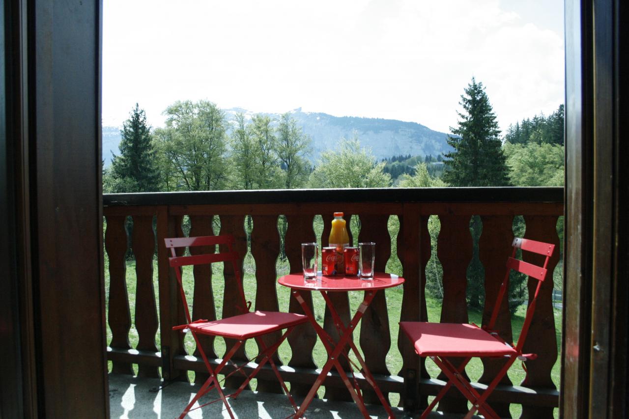 Petit coin détente sur le balcon